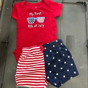 Baby’s first 4th of July set